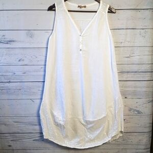 100% linen dress
